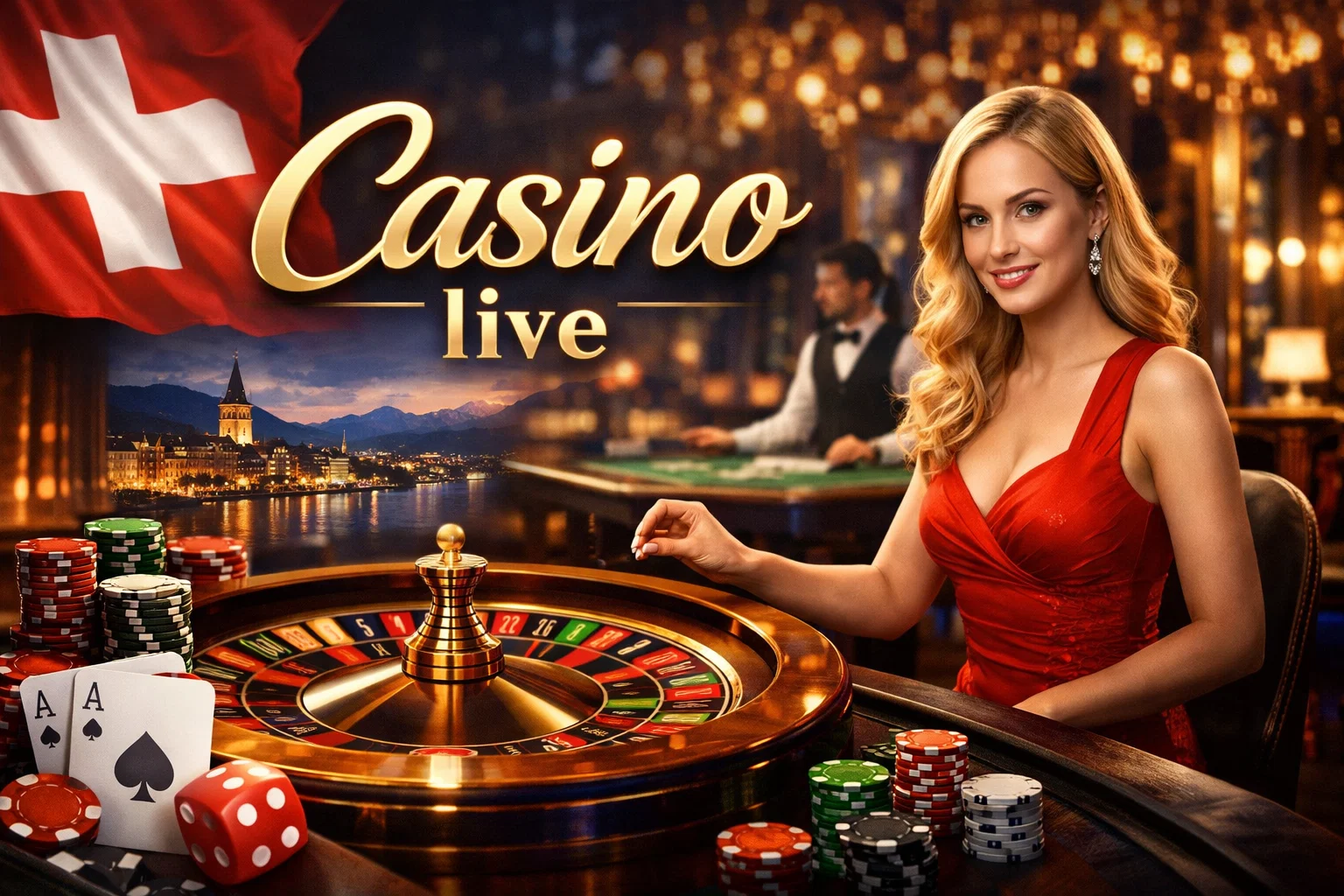 Casino live suisse - expérience de jeu en direct